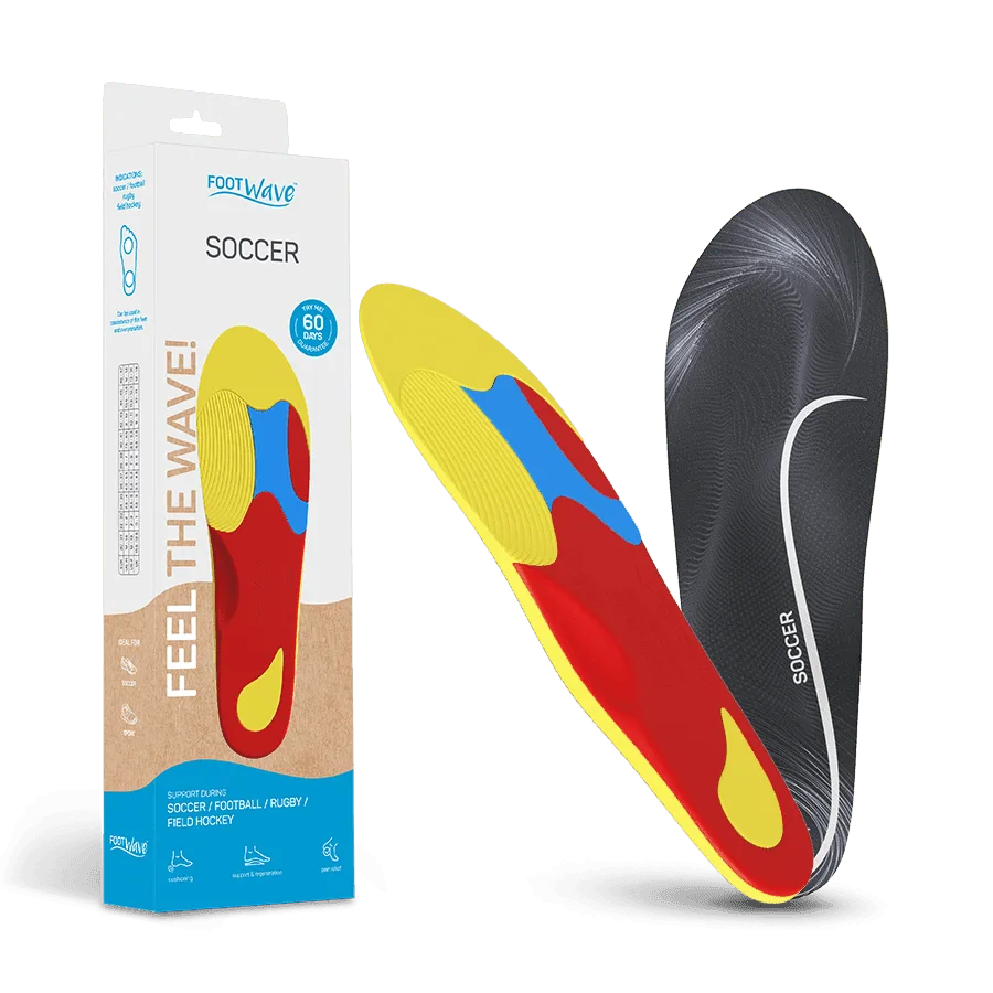 フットウェーブ FOOT WAVE Soccer insoles for plantar fasciitis & heel pain – FootWave™ SOCCER